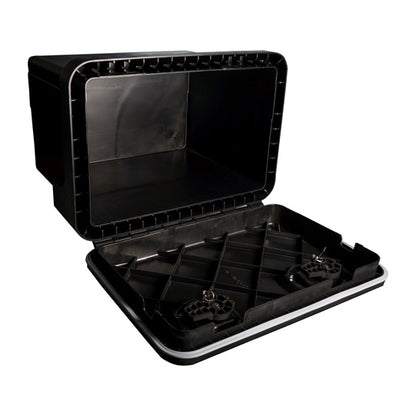 Plastic tool box, 630 x 450 x 480 mm (WxHxD)