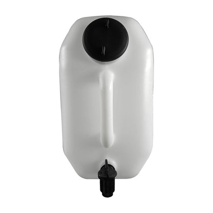 Plastic water tank, white, 25 liters, 460 x 350 mm