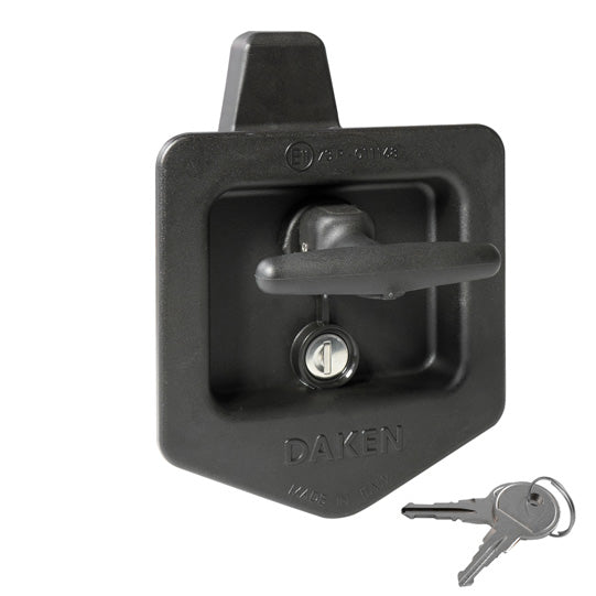 Built-in lock, plastic with key