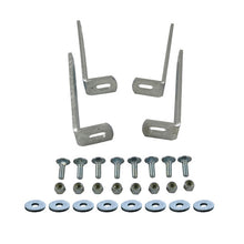 Mounting bracket set, hot-dip galvanized, vertical universal