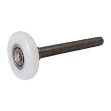 Castor 2, plastic coated, stainless steel shaft 118 mm