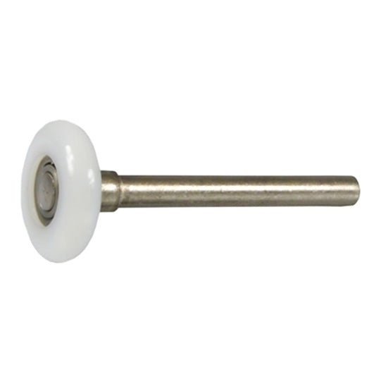 Castor 2, plastic coated, stainless steel shaft 193 mm