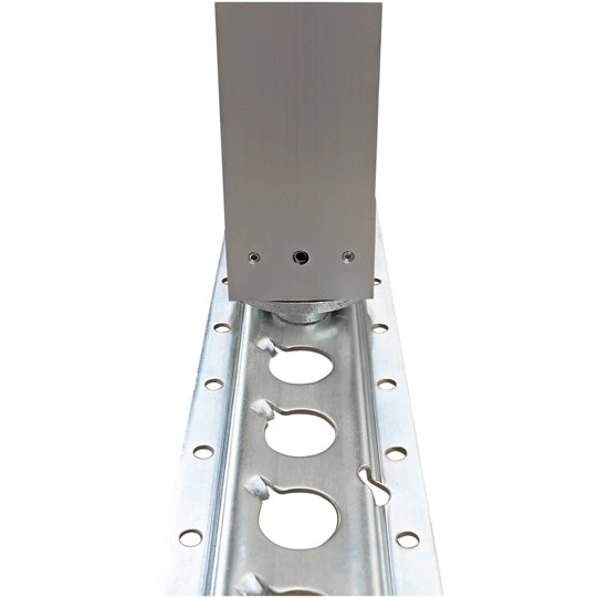 Square locking beam, adjustable, aluminum, 2410 - 2560 mm