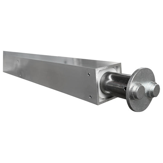 Square locking beam, adjustable, aluminum, 2410 - 2560 mm