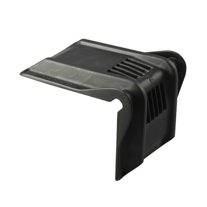 Edge protector corner, plastic, black, 200 x 155 x 145 mm