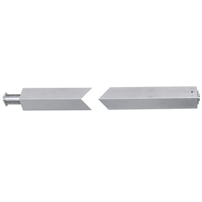 Square locking beam, 2410-2560 mm, airline rail end fittings