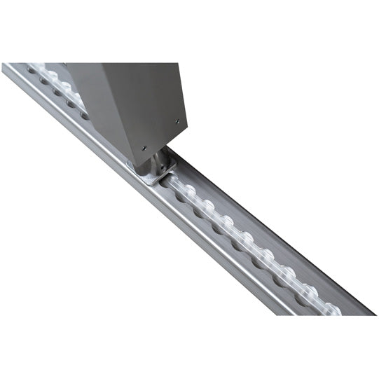 Square locking beam, 2410-2560 mm, airline rail end fittings