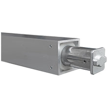 Square locking beam, 2410-2560 mm, airline rail end fittings