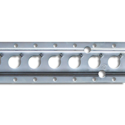 Round-hole anchor channel 1806, galvanised stl., 3000 mm