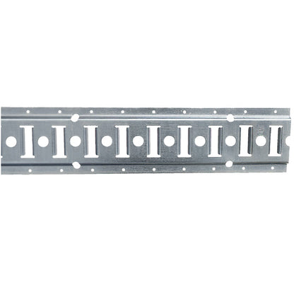 Slotted-hole anchor channel 3008, galvanised stl., 3000 mm