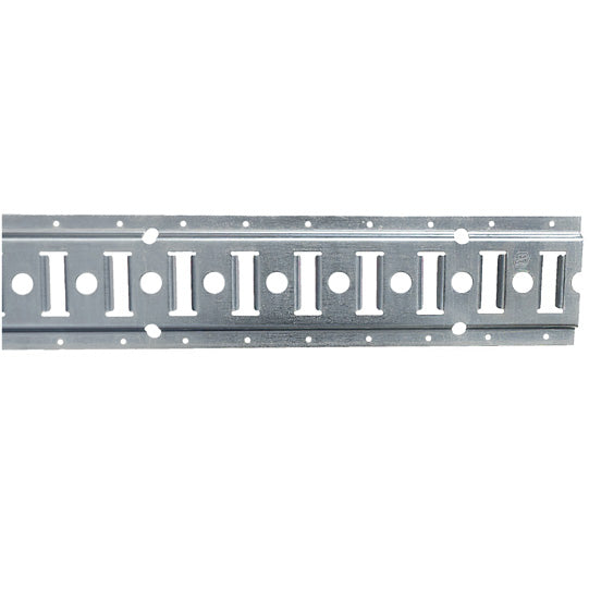 Slotted-hole anchor channel 3008, galvanised stl., 3000 mm