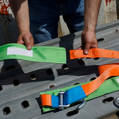 Car transport belt 3033, 3,16 m, 50mm,LC1500,STF 330daN,swivelh