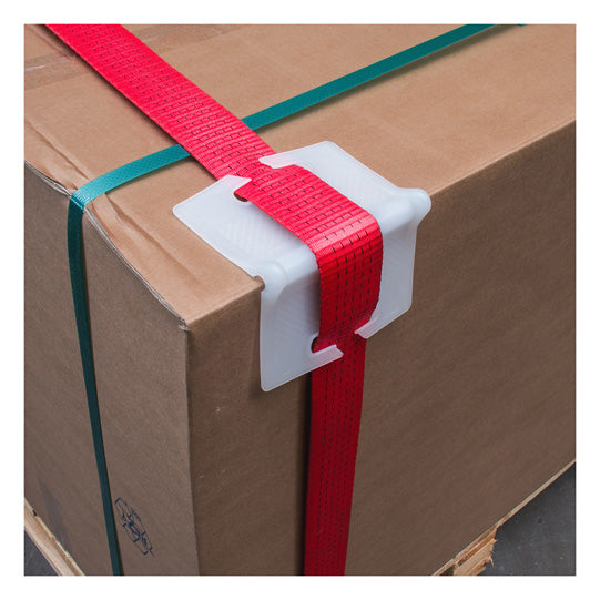 S-Line® edge protection corner, plastic, white, 105 x 105 x 135