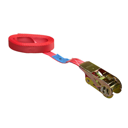 Lashing strap single 510, 6m, 25mm, 500daN, STF 100daN