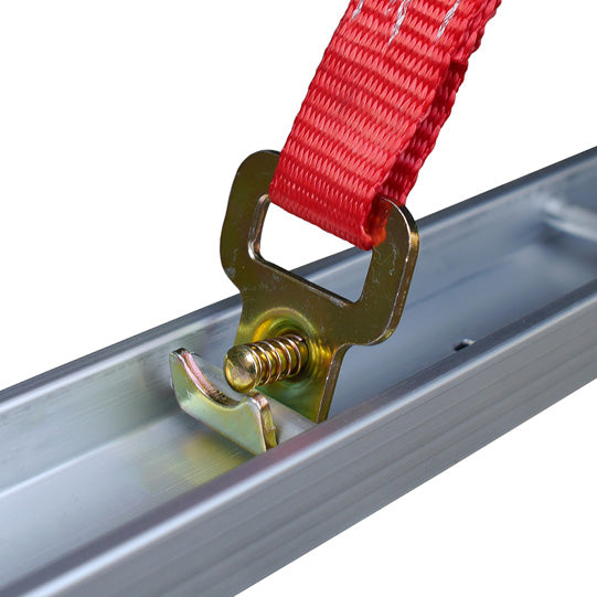 Lashing strap 1015, 6m, 25mm, LC500, STF 150daN, flat hooks