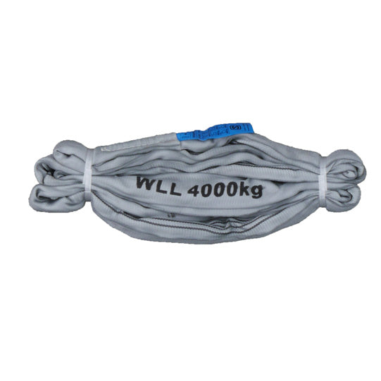 Round sling, grey, 4 m, 4000 kg