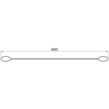 Towing sling, 6 m, permissible GG 15 t