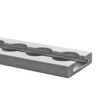 Airline profile anchor rail 4002-AL, aluminum anodised, 2000 mm