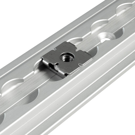 S-Line® lashing rail nut f. airline rail, M8, PU 10