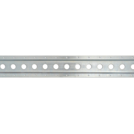 Round-hole anchor channel 1804, galvanised stl., 3048 mm