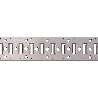 S-Line® slotted-hole anchor channel 3008-FL, SS, 3000 mm