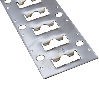 S-Line® combination anchor channel 3009-FL, SS, 3048 mm