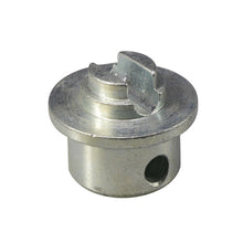 S-Line® combination spigot ø 19/24 mm w/ slot 9 mm, galv. steel