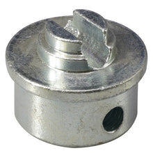 S-Line® combination spigot ø 19/24 mm w/ slot 9 mm, galv. steel