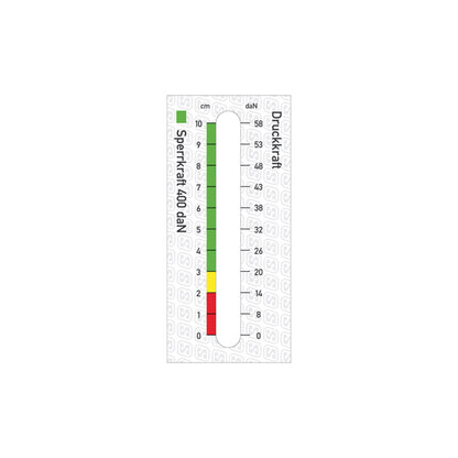 S-Line® rund barriärbalk steglös, aluminium, 1500 - 2100 mm