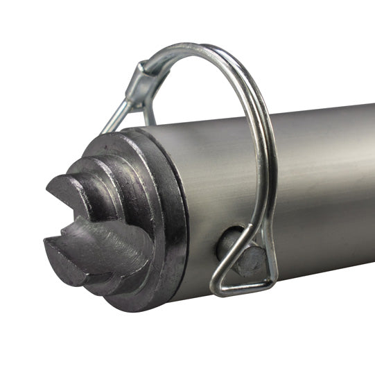 Round lock. beam stepless, aluminum, 2500 - 3100 mm