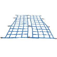 Transporter restraint net, polyester blue
