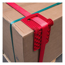 Edge protector corner, plastic, red, 210 x 160 x 145 mm