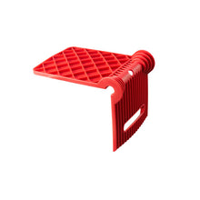 Edge protector corner, plastic, red, 210 x 160 x 145 mm