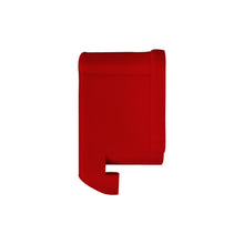Plastic end piece f. clothes rail, red, L