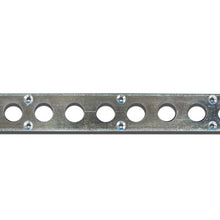 Round-hole anchor channel 3004, galvanised stl., 2990 mm