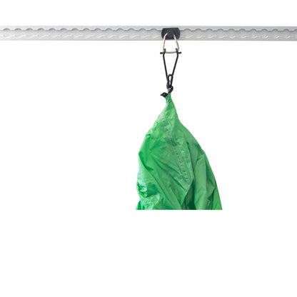 Wire hook, stl., black powder-coated, BL 50 daN