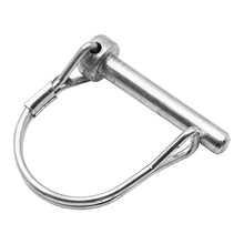 Safety clip, spare part for stepless locking rods