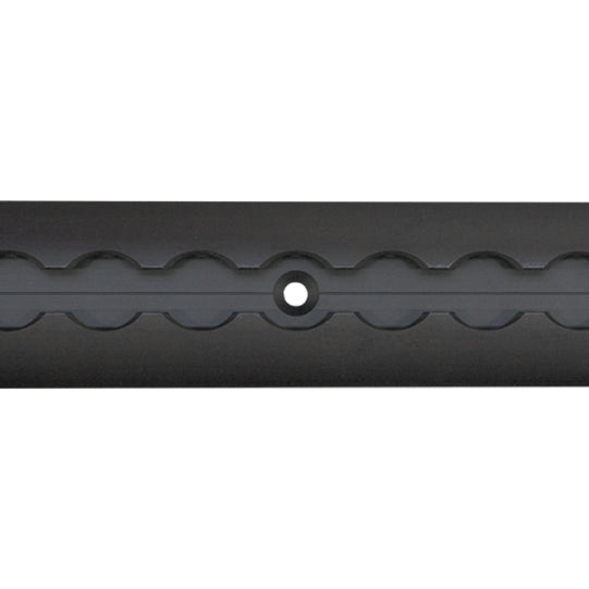 Airline profile anchor rail 4001-AL, black anodised aluminium,
