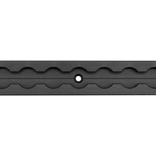 Airline profile anchor rail 4002-AL, black anodised aluminium,