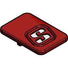 Safety button for LCV locking bar