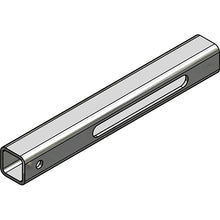 Pipe section 20 x 20 x 2 mm for LCV locking beam