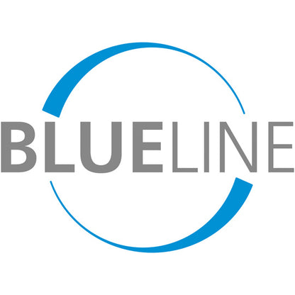 Blueline aluminum-corner stanchion IL, rear L, anodised, 400 mm
