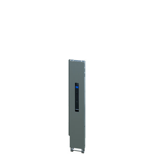 Blueline aluminium corner pillar IL, rear L, anodized, 600 mm