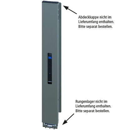 Blueline aluminium corner pillar IL, rear R, anodized, 800 mm