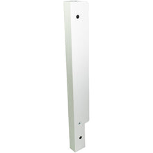 Blueline aluminum-corner stanchion DL, front R, anodised, 400 m