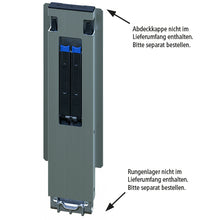 Blueline aluminum-centre pillar DL, anodised, 400 mm