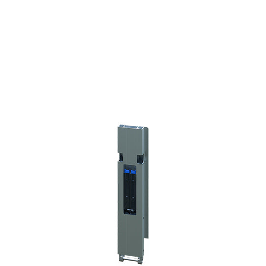 Blueline aluminum-corner stanchion DL, rear R, anodised, 500 mm