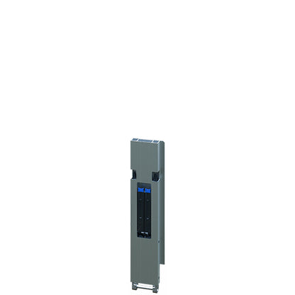 Blueline aluminum-corner stanchion DL, rear R, anodised, 500 mm