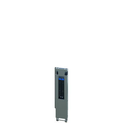 Blueline aluminum-corner stanchion DL, rear L, anodised, 400 mm