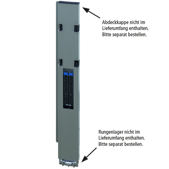 Blueline aluminum corner pillar DL rear, left, 800 mm BW, RWV